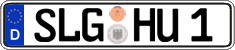 German license plate, Regular plates