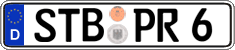 German license plate, Regular plates