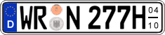 German license plate, Seasonal plates (Oldtimers)