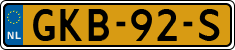Plaque des Pays-Bas, Automobiles