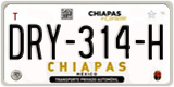 Chiapas, Cars (AAA-000-A)