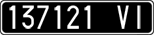 License plate of Italy, Cars (1927 year series)