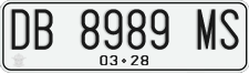 License plate of Indonesia, Regular plates