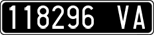 License plate of Italy, Cars (1927 year series)
