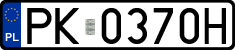 License plates of Poland, Regular car plates