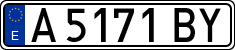 License plates of Spain, 1971 year series