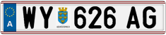 License plate of Austria, Regular plates