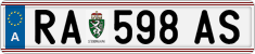 License plate of Austria, Regular plates