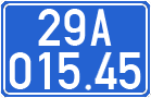 License plate of Vietnam, Government and public administrations