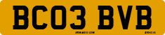 License plate of the United Kingdom, 2001 year system