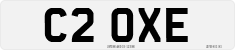 License plate of the United Kingdom, 1983 year system