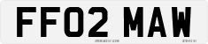 License plate of the United Kingdom, 2001 year system