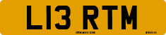 License plate of the United Kingdom, 1983 year system