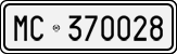 License plate of Italy, Cars (1927 year series)