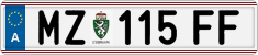 License plate of Austria, Regular plates