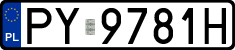 License plates of Poland, Regular car plates