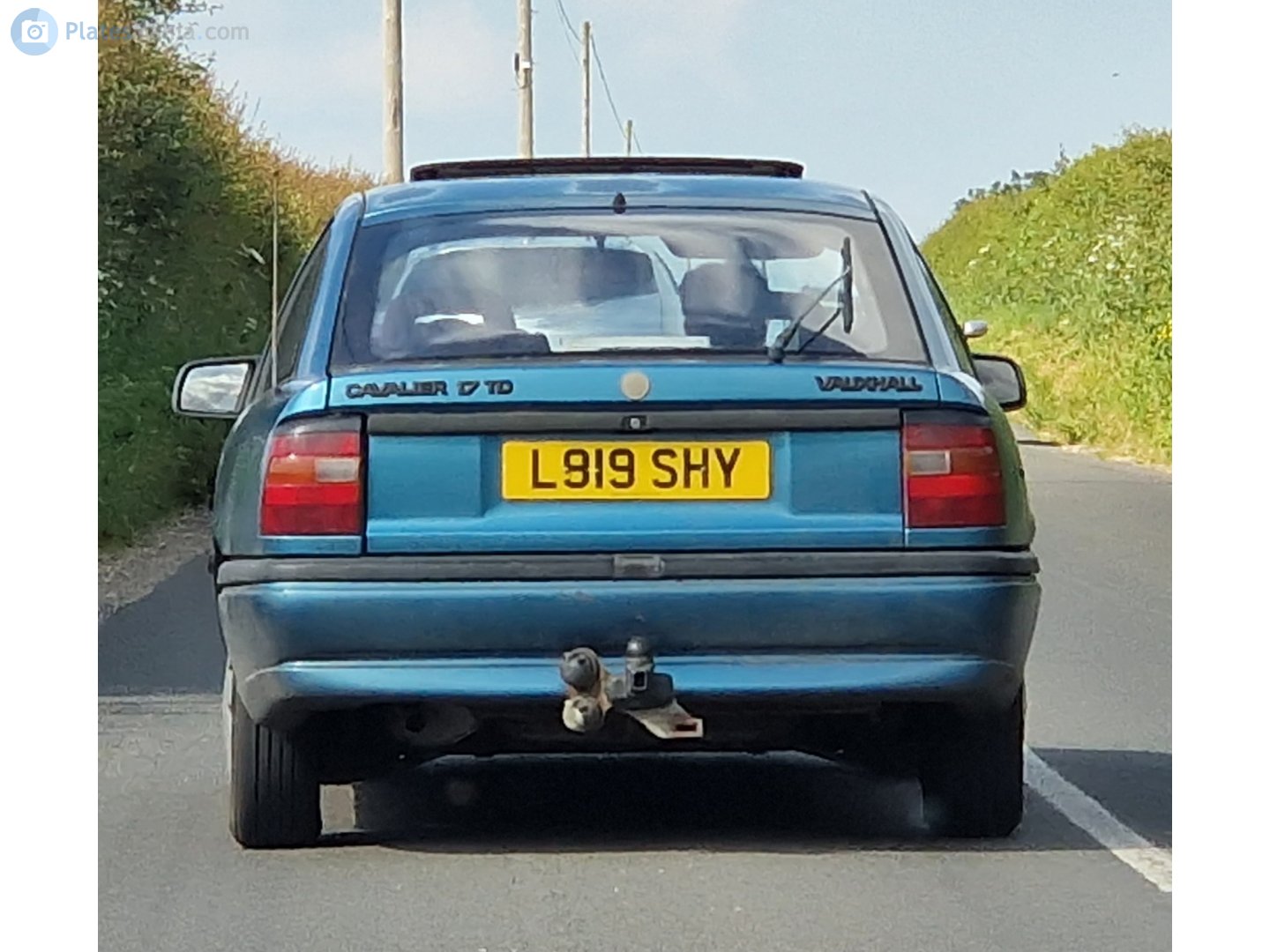 L919SHY, Vauxhall Cavalier 3rd gen Liftback (A; J89), 1988–1995