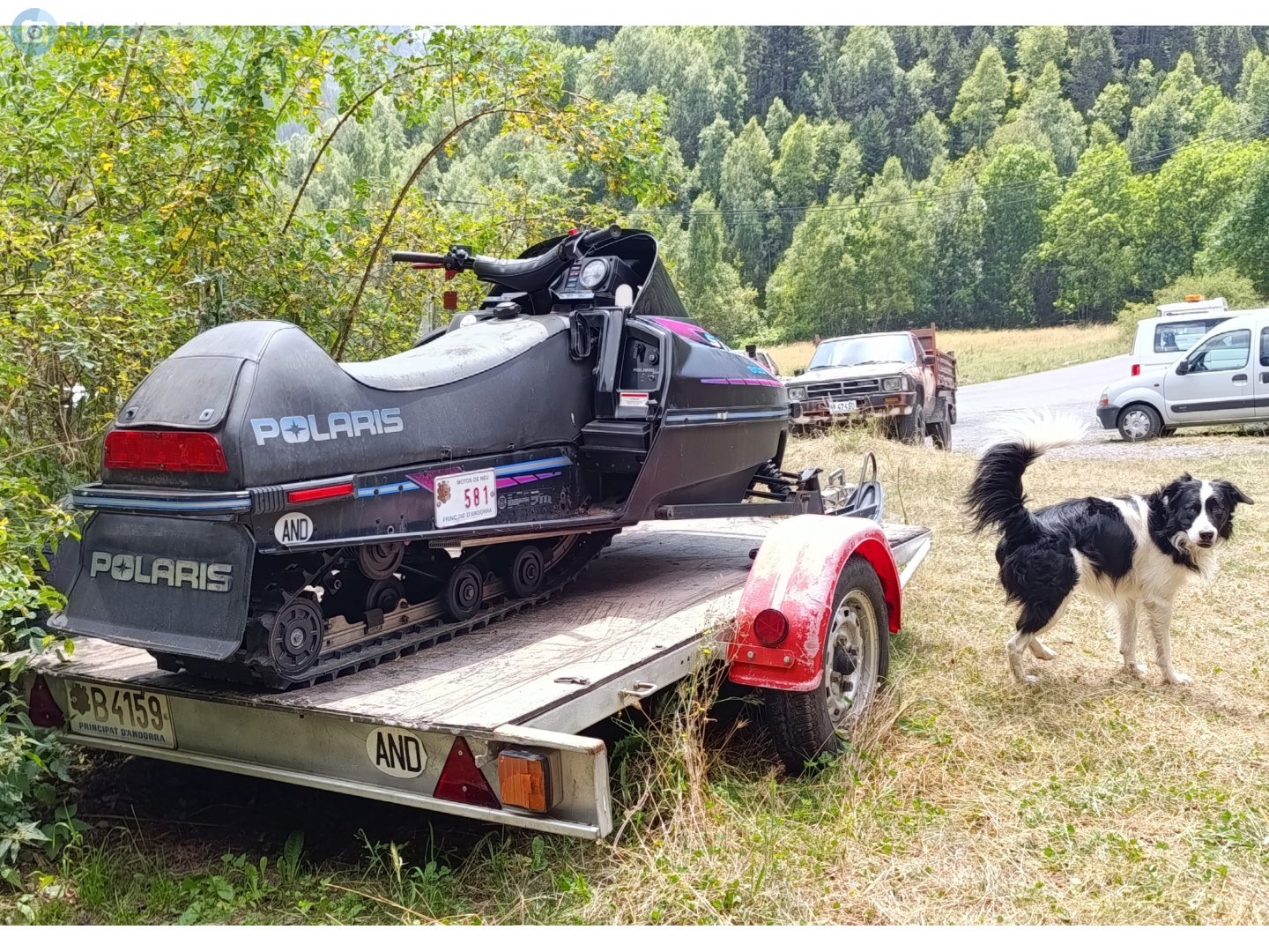 B 4159, Cars (A 1234) 