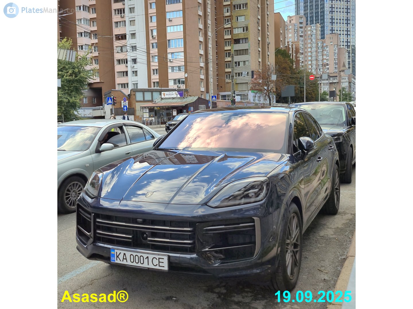 KA 0001 CE, Porsche Cayenne 3rd gen Coupé (PO536; 9Y3), facelift, 2023–