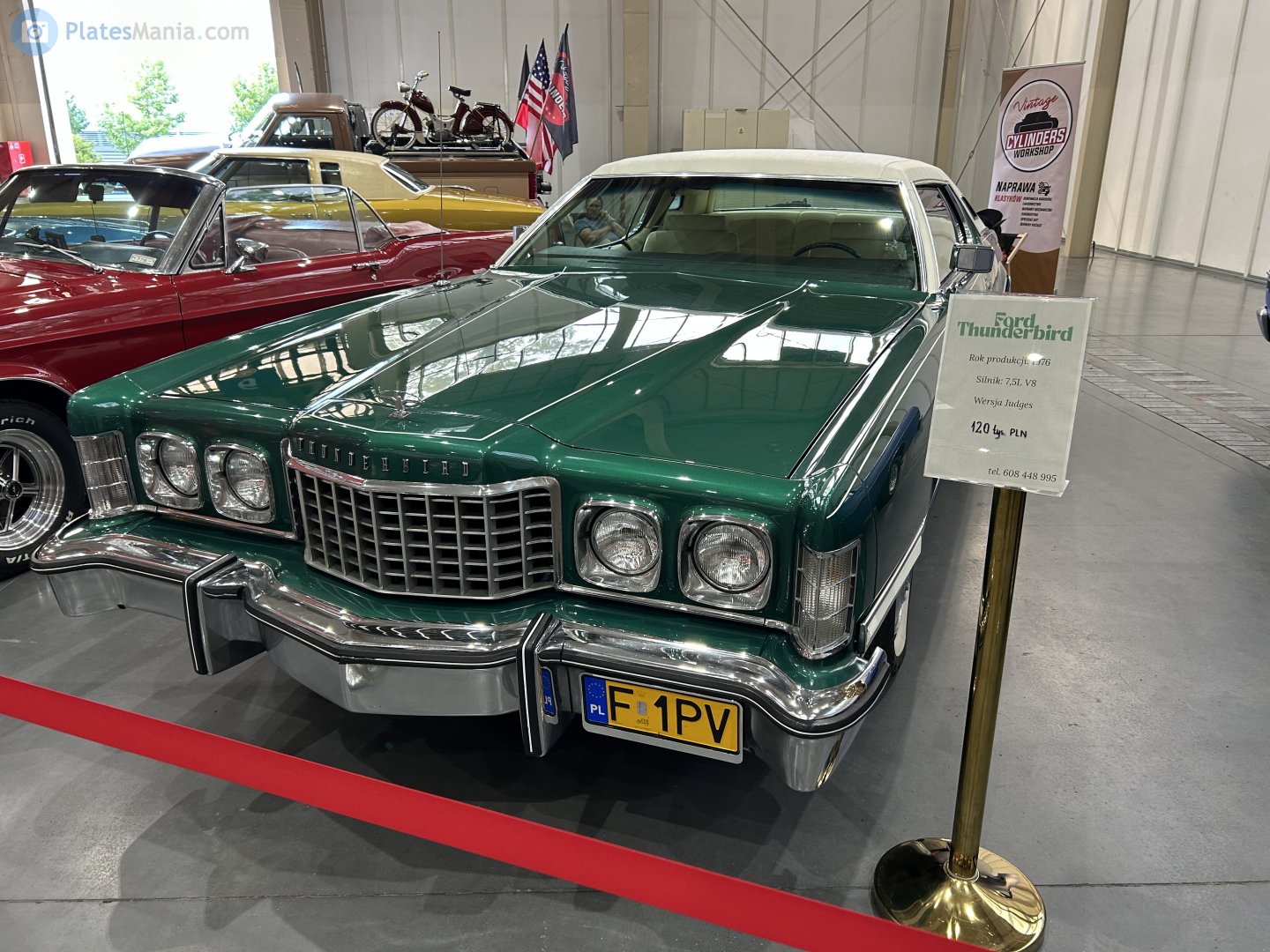 F 1PV, Ford Thunderbird 6th gen 1974–1976 Hardtop Coupe, facelift, 1973–1976