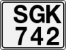 License plate of Sweden, Regular plates