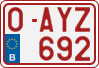 License plate of Belgium, Regular plates (2010)