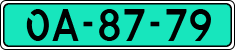 License plate of the Netherlands, Dealer (Trailers)