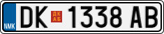 License plate of North Macedonia, Regular plates (2012)