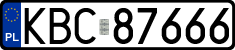License plates of Poland, Regular car plates