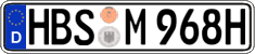 German license plate, Plates for oldtimers (type 