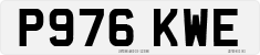 License plate of the United Kingdom, 1983 year system