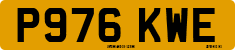 License plate of the United Kingdom, 1983 year system