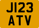 License plate of the United Kingdom, 1983 year system