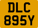 License plate of the United Kingdom, 1963 year system