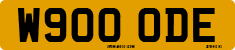 License plate of the United Kingdom, 1983 year system