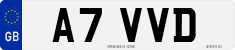 License plate of the United Kingdom, 1983 year system