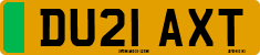 License plate of the United Kingdom, 2001 year system