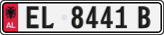 License plate of Albania, Cars (1993)