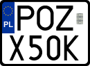 License plates of Poland, Special vehicles and motorcycles