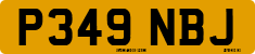 License plate of the United Kingdom, 1983 year system