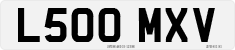 License plate of the United Kingdom, 1983 year system