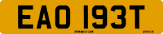License plate of the United Kingdom, 1963 year system