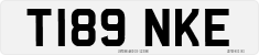 License plate of the United Kingdom, 1983 year system
