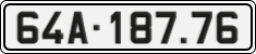 License plate of Vietnam, Cars