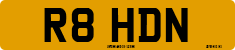 License plate of the United Kingdom, 1983 year system