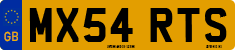 License plate of the United Kingdom, 2001 year system