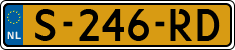 License plate of the Netherlands, Cars