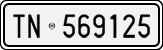 License plate of Italy, Cars (1927 year series)