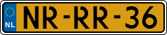 License plate of the Netherlands, Cars