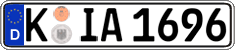 German license plate, Regular plates